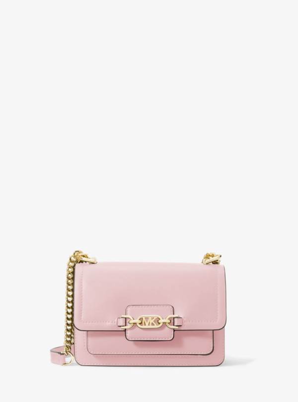 Damske Spojková Taška Michael Kors Heather Extra-Small Leather Ruzove - Kabelky Michael Kors Akcia | EQXRA-4835